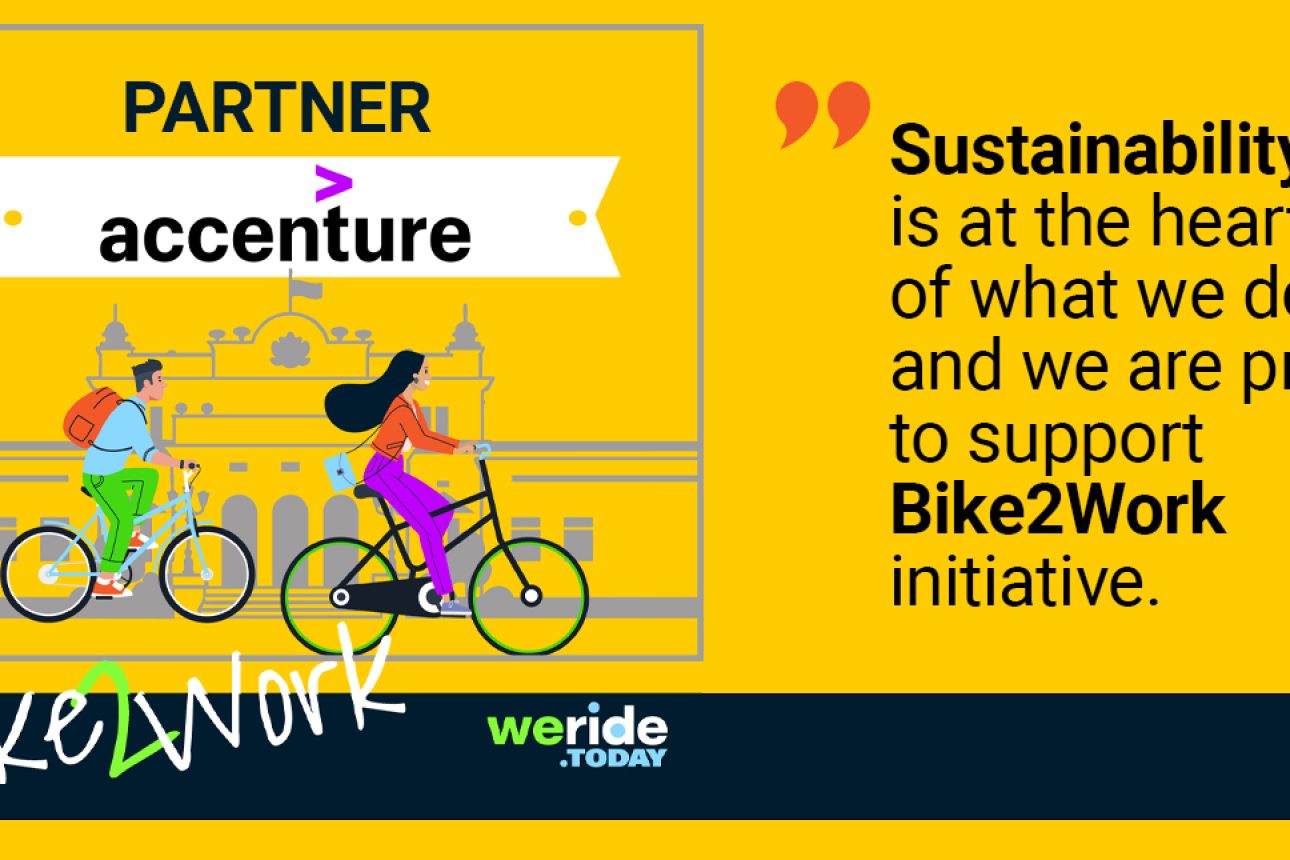 Accenture Bulgaria Partners with Bike2Work in Support of Sustainability and Wellbeing