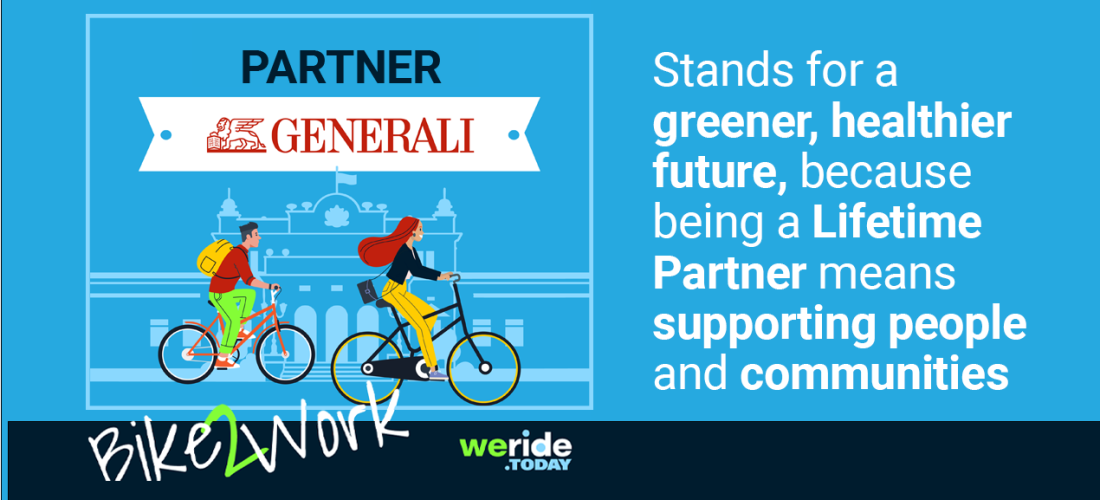 Generali Partners with Bike2Work to Encourage Cycling for Healthier Lives and Cleaner Cities