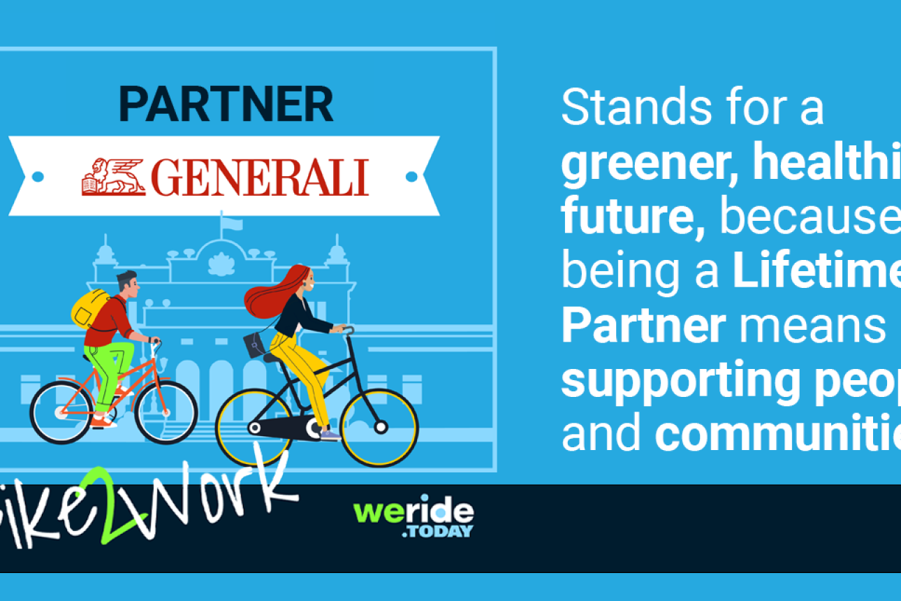 Generali Partners with Bike2Work to Encourage Cycling for Healthier Lives and Cleaner Cities